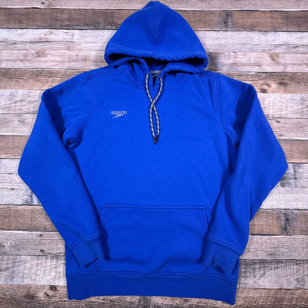 Speedo Men's Hoodie Florida Sectionals USA Swimming Blue Medium Pullover Fleece